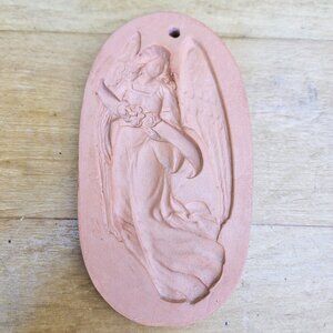 Cotton Press Angel Cookie Mold Terracotta
